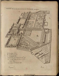 Plan des jardins de Fontainebleau