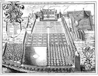 Plan du jardin du roi pour la culture des plantes médicinales