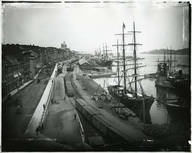 View of harbour from Custom House looking east