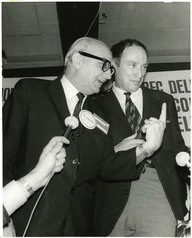 Joe Smallwood et Pierre-Elliot Trudeau